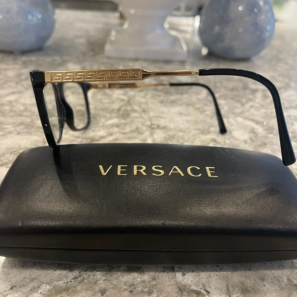 Versace Women's Glasses in Classic Black